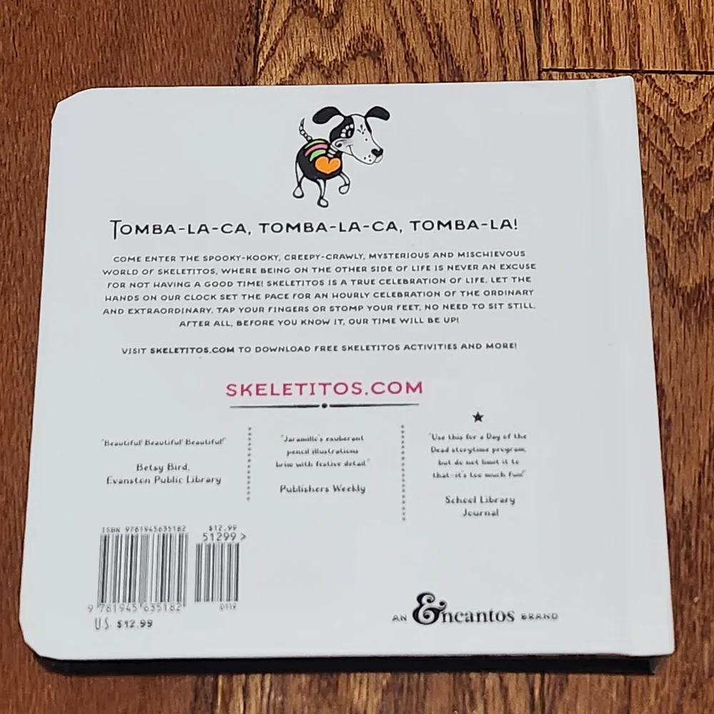 New Skeletitos Kids Learning Book - Black and White